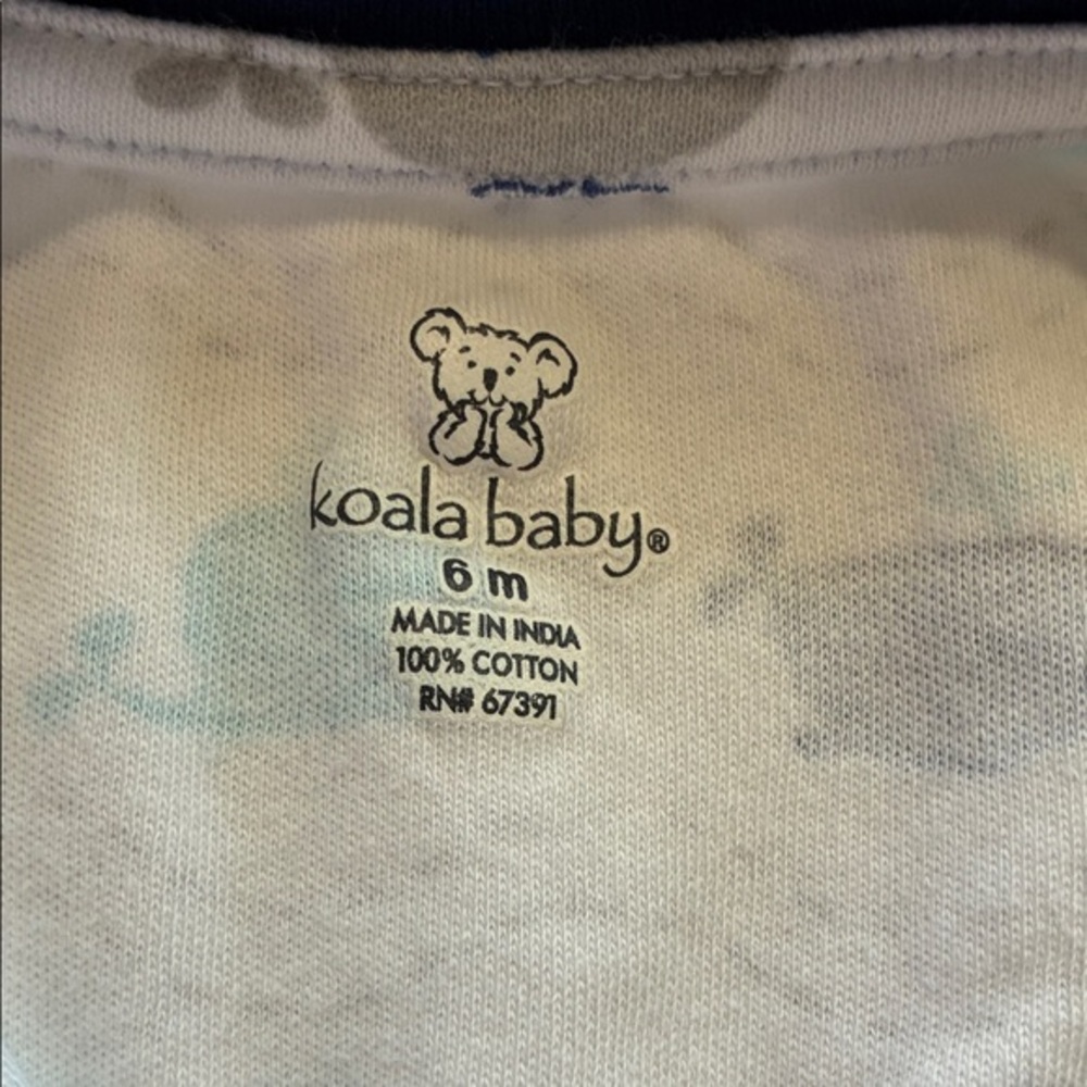 Baby Girls Floral and Whale Printed One-Piece Sleepers - Pink, Blue, White
